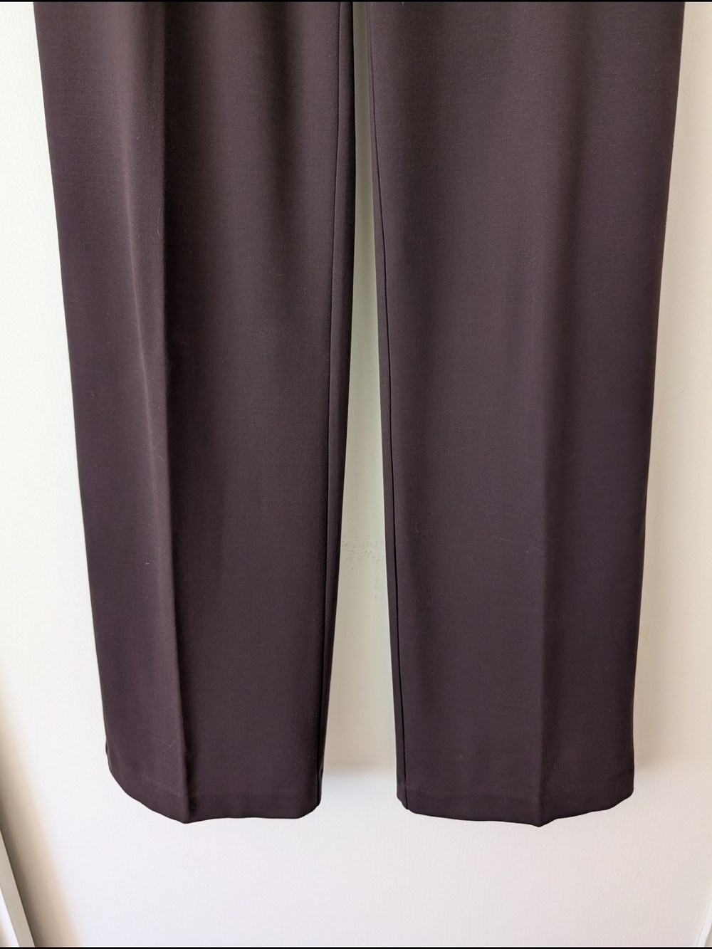 J. McLaughlin Women 4 Brown Wide Leg Dress Pants Minimalist Classic Contemporary - Picture 2 of 9